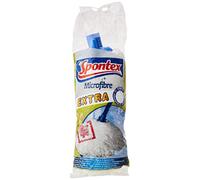Spontex - Fregona Microfibre Extra, Blanco, Mediano (72110050)