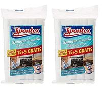 Spontex Gamuzas Atrapapolvo 20 Unidades, Negro, Pack de 1, 20, 20 unidad, 1 (Paquete de 2)