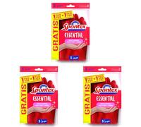 Spontex Guante Essential Talla 6, S, 2 (Paquete de 3)