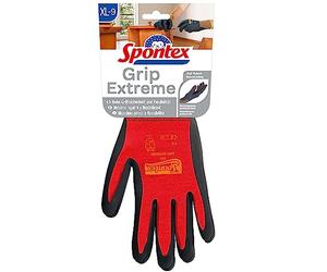 Spontex guantes Grip Extreme Tamaño 9 - Luz y flexible guante ideales de trabajo para trabajar con equipos y herramientas. 1er Pack (1 x 1 par)