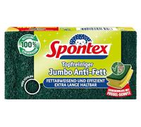 Spontex Jumbo - Limpiador antigrasa para superficies grandes, con fibras recicladas resistentes a la grasa y protección contra pelusas, 1 unidad