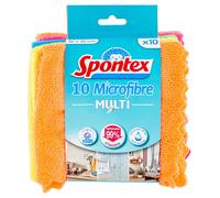 Spontex Paños De Microfibra 10 Piezas Multiusos Hecho En Italia