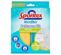 Spontex - Paños de microfibra 2 paquetes de 2 unidades (total 4 paños)