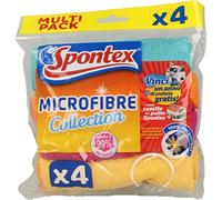 Spontex Paños de Microfibra, 4 Unidades
