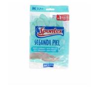 Spontex – Guantes de limpieza Segunda Piel sin látex, Talla M, 2 unidades