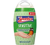 Spontex Latex Sensitive Guantes Satinados Sin Polvo Talla M 10 U