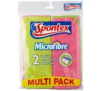 Spontex - Serpijas 100% Microfibra - Eficacaces Solo con Agua - Desengrasantes - Pack de 3 Paquetes de 2 fregonas