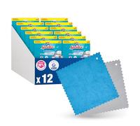 Spontex X’tra Brilliant Paños de Microfibra para Limpiar | Paños Reutilizables para Limpieza y Pulido | Lavables a Máquina | 12 x 2 Unidades (24 en Total)
