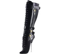 SPONYBORTY Botas de ballet fetichistas para mujeres botas/A/40EU