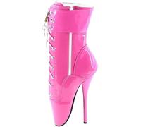 SPONYBORTY Botines de ballet con caña corta y candado para mujeres 20 cm clásicos/A/41EU