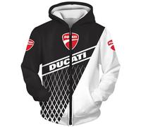 SPONYBORTY Sudaderas con capucha para hombre para Du-Cati Impresión 3D Casual Sudadera con capucha Jumper Sudaderas Tops Otoño/A/L