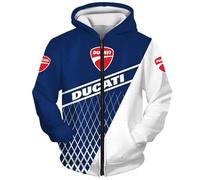 SPONYBORTY Sudaderas con capucha para hombre para Du-Cati Impresión 3D Casual Sudadera con capucha Jumper Sudaderas Tops Otoño/B/L