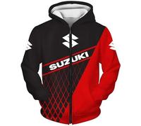 SPONYBORTY Sudaderas con capucha para hombre para Su-ZUki Impresión 3D Casual Sudadera con capucha Jumper Sudaderas Tops Casual/E/4XL