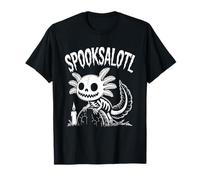 Spooksalotl Camiseta - Halloween Axolotl Skeleton Spooky Camiseta