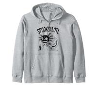 Spooksalotl Camiseta - Halloween Axolotl Skeleton Spooky Sudadera con Capucha