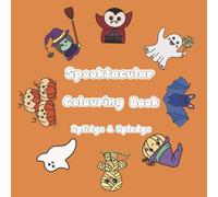 Spooktacular colouring book: Spooky and cute Halloween colouring for kids and adults