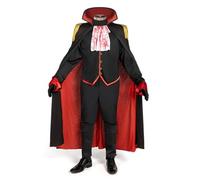 Spooktacular Creations Adulto Negro Sin Cabeza Incluye Chaleco con Capa, Capó, Cubrebotas, Guantes para Hombres Fiesta De Disfraces De Halloween Cosplay -XL
