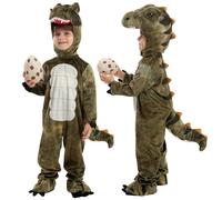 Spooktacular Creations Child Unisex Brown T-Rex Realistic Costume-M