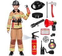 Spooktacular Creations Child Unisex Fireman Costume (Toddler(3-4yrs))