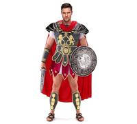 Spooktacular Creations Disfraz de gladiadores romanos valientes para la fiesta de vestir audaz de Halloween (xlarge)