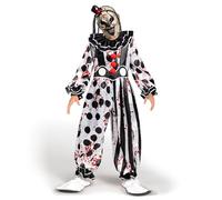 Spooktacular Creations Disfraz de Payaso Asesino para Niños - Terror Slasher para Halloween, Juego de Roles, Fiesta Temática de Cosplay - Talla S