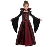 Spooktacular Creations Disfraz de vampiro real de Halloween para niñas, fiesta de disfraces de Halloween, cosplay, fiesta temática de vampiros, Negro -, XX-Large( 14 - 16 yr )