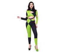Spooktacular Creations Disfraz de villana verde y negra para mujer de Halloween para fiesta de cosplay de Halloween para adultos