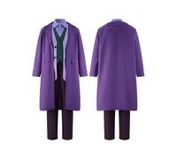 Spooktacular Creations Disfraz de villano cómico hombre, morado, para Halloween, para fiestas de cosplay (XXL)