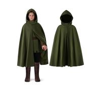 Spooktacular Creations Halloween niño niño capa verde con capucha arquero