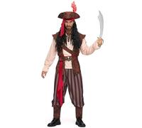 Spooktacular Creations Mens Caribbean Pirate Disfraz de Sea Capitán Adult Capitán para la fiesta Halloween Dress Up, Cosplay Party-XL