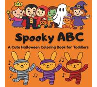 Spooky ABC: A Cute Halloween Coloring Book for Toddlers