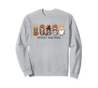 Spooky and Feral Halloween Cute Raccoons Sudadera