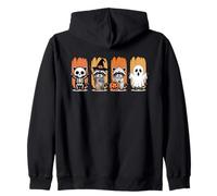 Spooky and Feral Halloween Cute Raccoons Sudadera con Capucha