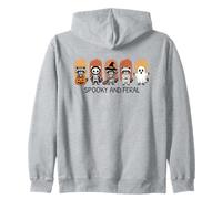 Spooky and Feral Halloween Cute Raccoons Sudadera con Capucha