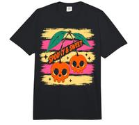 Spooky and Sweet Cherries Halloween Skull Cherry Comfort Colors Adult Heavyweight T-Shirt