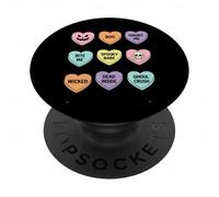 Spooky Babe Boo Haunt Me Bite Me Halloween PopSockets PopGrip Adhesivo
