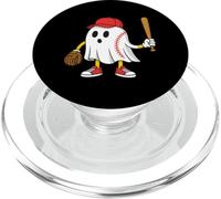 Spooky Baseball Ghost Halloween Costume Baseball Player PopSockets PopGrip para MagSafe