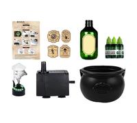 Spooky Candy Bucket: Festivo De Vacaciones, Cuenco De Golosinas De Halloween, Contenedor Decorativo De Caldero, Acento De Fiesta De Temporada | Suministros Al Aire Libre Interiores Para La Reun