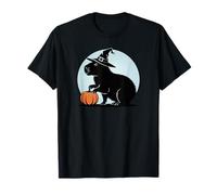 Spooky Capybara Halloween Witch Pumpkin Camiseta
