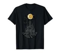 Spooky Castle Haunted Mansion Fantasía gótica Halloween Aterrador Camiseta