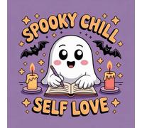 Spooky Chill Self Love Coloring Book for Kids Ages 2-8: Big Encourage Relaxation For Toddlers And Preschoolers Easy Outlines Perfect Birthday Gift ... RewardBig Encourage Relaxation For Toddler