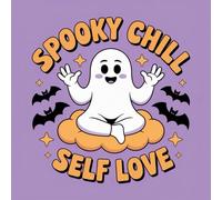Spooky Chill Self Love Coloring Book for Kids Ages 2-8: Boost Creativity Simple Coloring Pages Family Time For Early Learners Encourage Relaxation ... Coloring Pages Family Time For Early Learners
