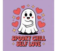 Spooky Chill Self Love Coloring Book for Kids Ages 2-8: Enjoy Hours Of Coloring Fun Adorable Easy Outlines Perfect Birthday Gift For Boys And Girls ... Party FavorEnjoy Hours Of Coloring Fun Adorab