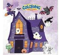 Spooky coloring book: count to 10