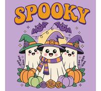 Spooky Coloring Book for Kids: A Cute Collection of Halloween-Themed Pages for Ages 4-8