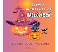 Spooky Coloring Book for Kids & Teens: 30 Fun Halloween Images - 8.5x8.5 Inches, Includes Blank Pages, Friendly Witches, Smiling Pumpkins & Playful Ghosts: Halloween Gifts