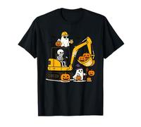 Spooky Construction Trucks Toddler Halloween Costume Camiseta