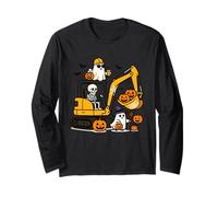Spooky Construction Trucks Toddler Halloween Costume Manga Larga