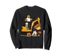 Spooky Construction Trucks Toddler Halloween Costume Sudadera