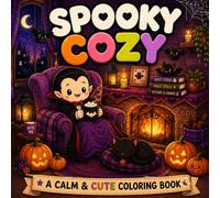 Spooky Cozy: A Calm & Cute Coloring Book (Cozy Collection Series)